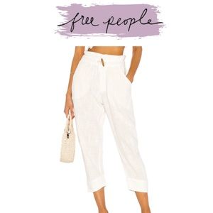 Free People Paradise Linen Pants Size XS